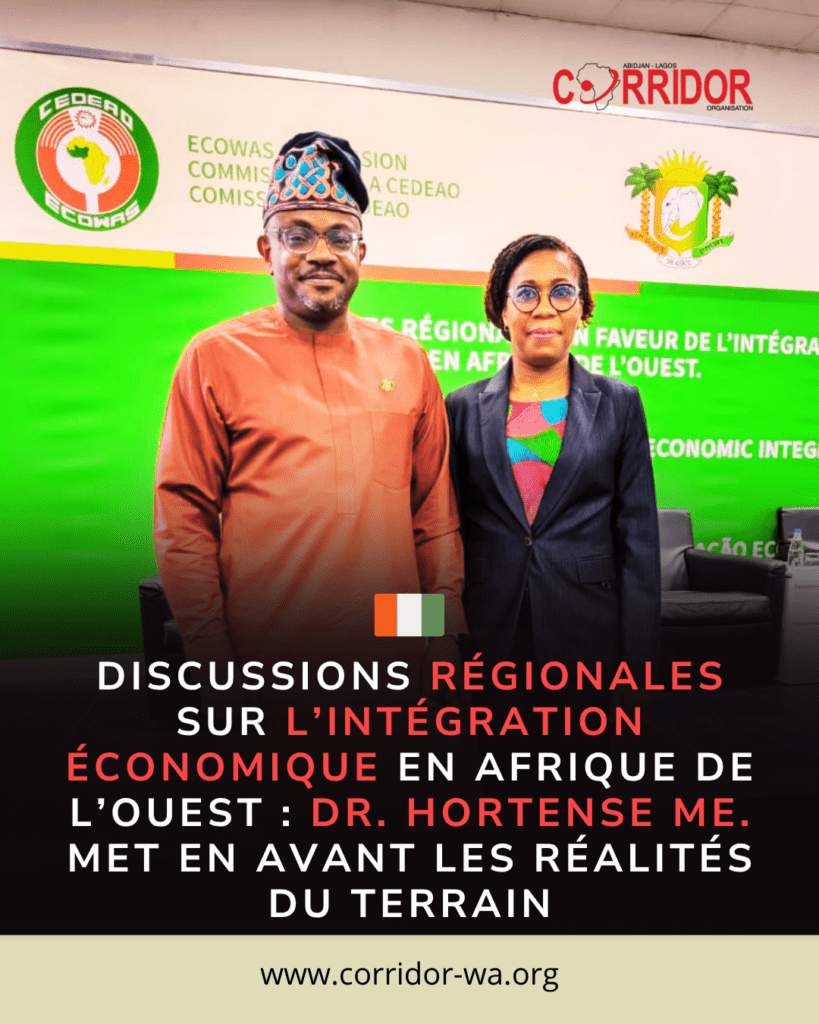 Avec Mr le Directeur du Commerce de la CEDEAO - Mr KOLA