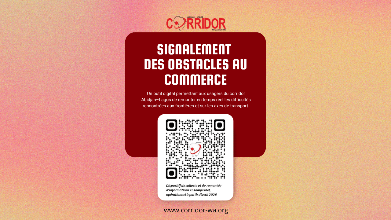 l'OCAL a mis en lumière son QR Code de signalement des obstacles au commerce